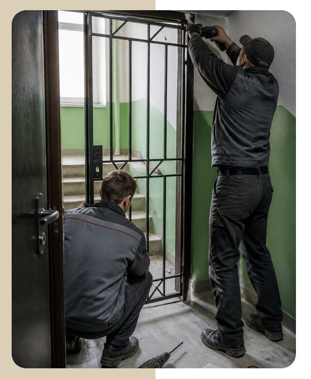 Установка тамбурной решетки под ключ с гарантией в Ногинске